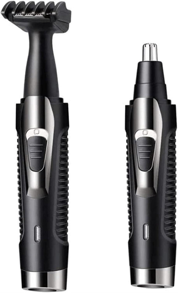 Ear Nose Hair Trimmer for Men Women USB Rechargeable Electric Facial Hair Trimmer with Dual-Edge Stainless Steel Blades