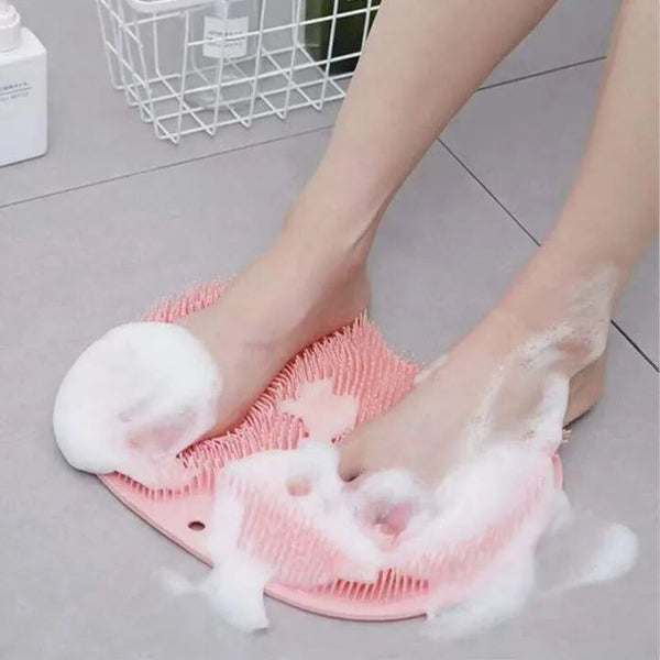High Quality - Silicone Back Scrubber Soft Loofah Bath Body/Foot & Hand Exfoliating Massage For Shower Body Cleaning Bathroom Shower Scrubber - Suitable for Women Men Kids Shower