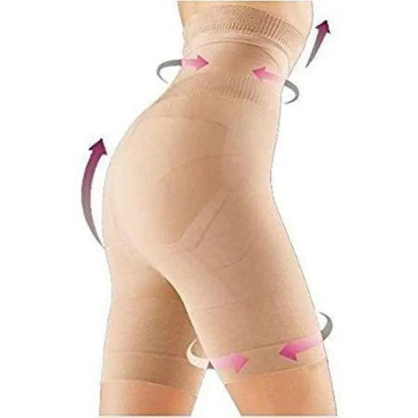 Lower Half Body Shaper Shapewear Women High Waist Panties Beige Body Shape