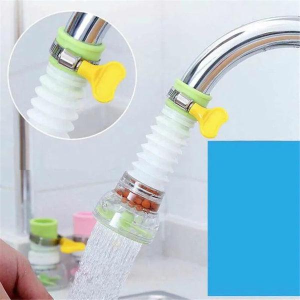 Plastic Fan Kitchen Shower Splash Fan Faucet Water saving Filter Shower Water Rotating Spray Regulator Tap Water Filter Valve for Kitchen tap nozzle extended filter water saving device Accessories Multicolour