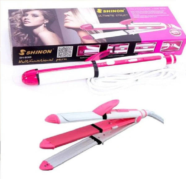 Shinon 4 in 1 Hair Curler and Straightener